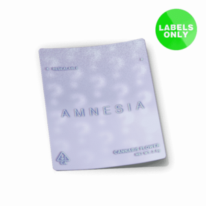 Amnesia Haze Mylar Bag Strain Labels