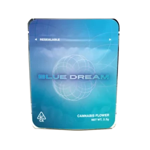Blue Dream Mylar Bags/Strain Pouches/Cali Packs