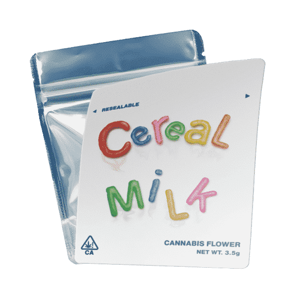 Cereal Milk Mylar Bags/Strain Pouches/Cali Packs. Unlabelled