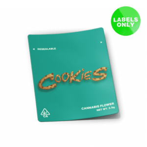 Cookies Mylar Bag Strain Labels