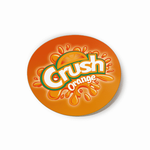 Crush Orange Strain/Slap Stickers/Labels.