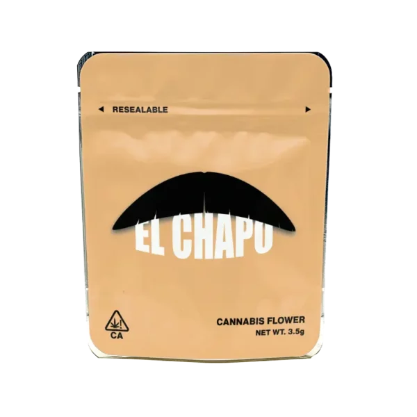 El Chapo Mylar Bags/Strain Pouches/Cali Packs