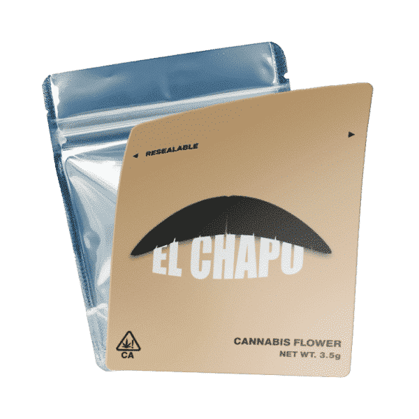El Chapo Mylar Bags/Strain Pouches/Cali Packs. Unlabelled.