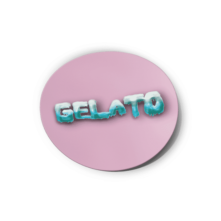 Gelato Strain/Slap Stickers/Labels.
