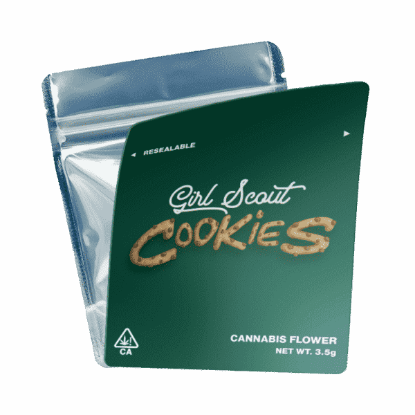 Girl Scout Cookies Mylar Bags/Strain Pouches/Cali Packs. Unlabelled.