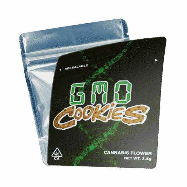 GMO Cookies Mylar Bags/Strain Pouches/Cali Packs. Unlabelled.