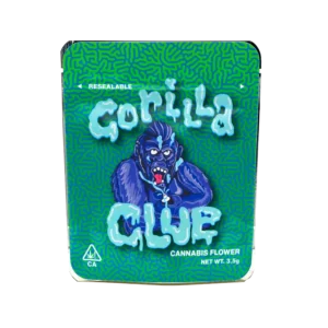 Gorilla Glue Strain Cali Pack Mylar Bags/Pouches