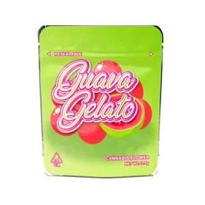Guava Gelato Mylar Bags/Strain Pouches/Cali Packs