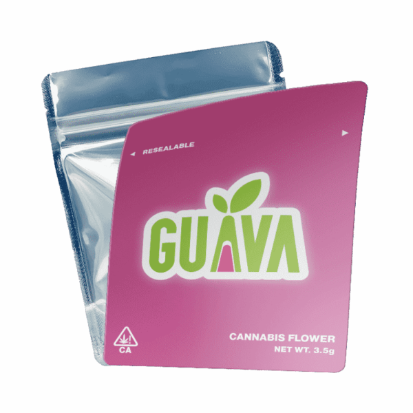 Guava Mylar Bags/Strain Pouches/Cali Packs. Unlabelled.