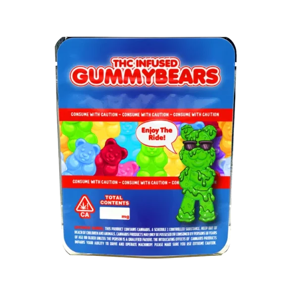 Gummy Bears Strain Cali Pack Mylar Bags/Pouches