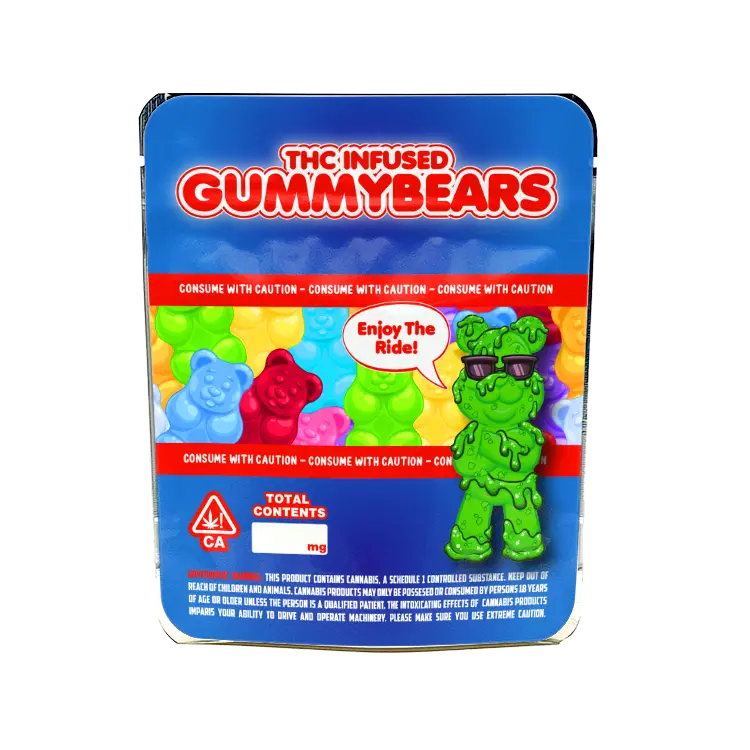 Pink Sugared Gummy Bears - The Hampton Popcorn Company
