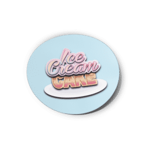 Ice Cream Cake Strain/Slap Stickers/Labels.