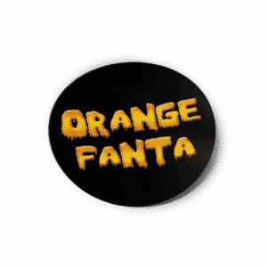 Orange Fanta Strain/Slap Stickers/Labels.