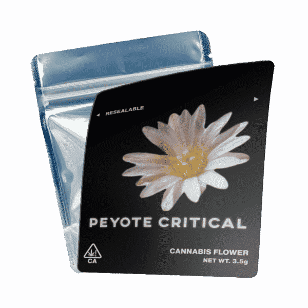 Peyote Critical Mylar Bags/Strain Pouches/Cali Packs. Unlabelled.