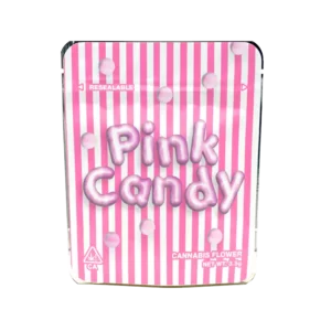 Pink Candy Mylar Bags/Strain Pouches/Cali Packs