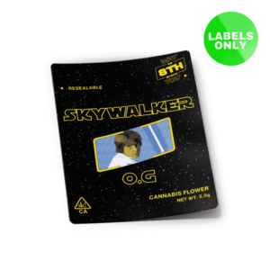 Skywalker OG Mylar Bag Strain Labels