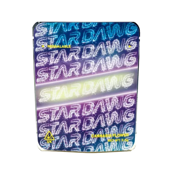 Stardawg Mylar Bags/Strain Pouches/Cali Packs