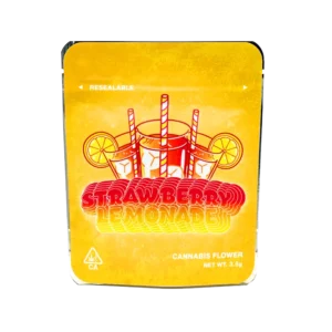 Strawberry Lemonade Mylar Bags/Strain Pouches/Cali Packs