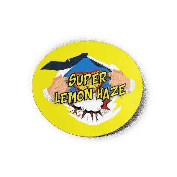 Super Lemon Haze Strain/Slap Stickers/Labels.