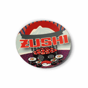 Zushi Strain/Slap Stickers/Labels.