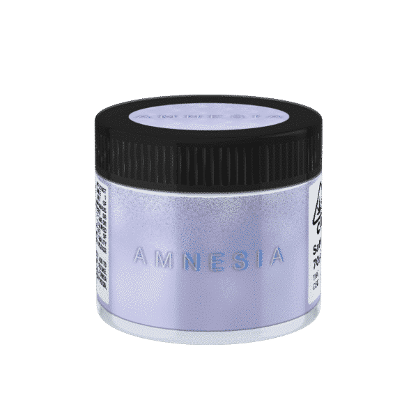 Amnesia Haze Glass Jars. 60ml suitable for 3.5g or 1/8 oz.