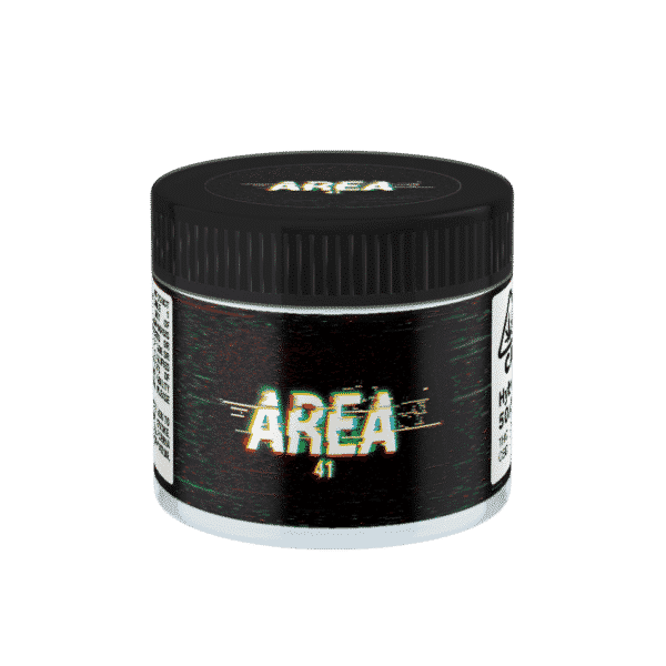 Area 41 Glass Jars. 60ml suitable for 3.5g or 1/8 oz.