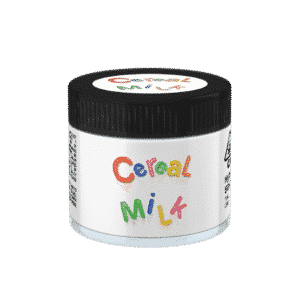 Cereal Milk Glass Jars. 60ml suitable for 3.5g or 1/8 oz.