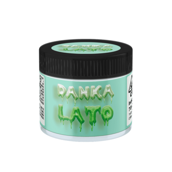 Dankalato Glass Jars. 60ml suitable for 3.5g or 1/8 oz.
