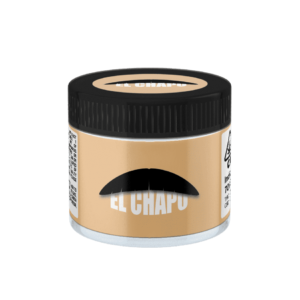 El Chapo Glass Jars. 60ml suitable for 3.5g or 1/8 oz.