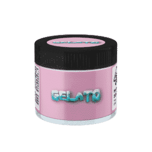 Gelato Glass Jars. 60ml suitable for 3.5g or 1/8 oz.