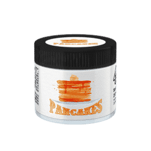 Pancakes Glass Jars. 60ml suitable for 3.5g or 1/8 oz.