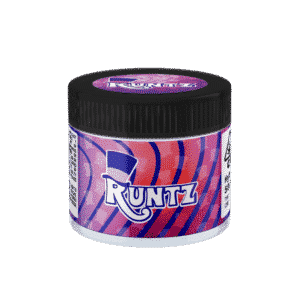 Runtz Glass Jars. 60ml suitable for 3.5g or 1/8 oz.
