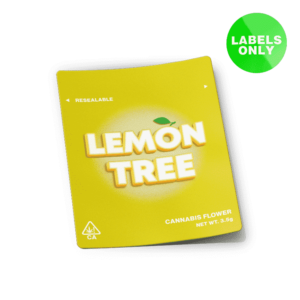 Lemon Sherbet Mylar Bag Strain Labels