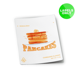 Pancakes Mylar Bag Strain Labels