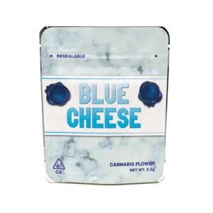Blue Cheese Mylar Bags/Strain Pouches/Cali Packs