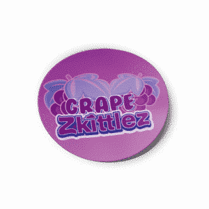 Grape Zkittlez Strain/Slap Stickers/Labels.