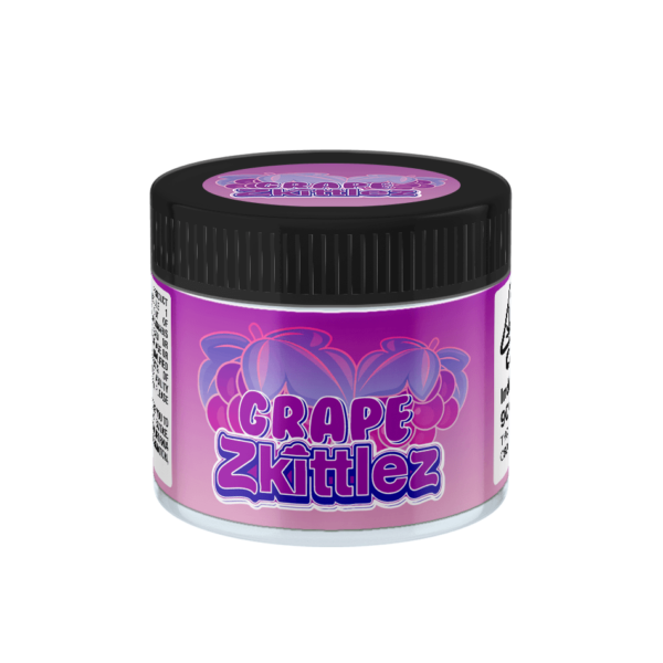 Grape Zkittlez Glass Jars. 60ml suitable for 3.5g or 1/8 oz.