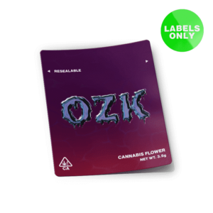 OZK Mylar Bag Strain Labels