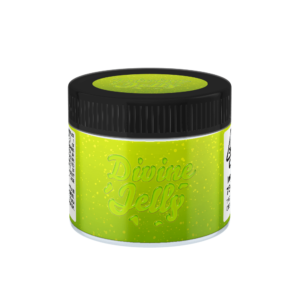 Divine Jelly Glass Jars. 60ml suitable for 3.5g or 1/8 oz.
