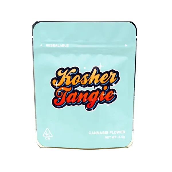 Kosher Tangie Mylar Bags/Strain Pouches/Cali Packs