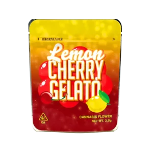 Lemon Cherry Gelato Strain Ready Made Cali Pack Mylar Bags/Pouches