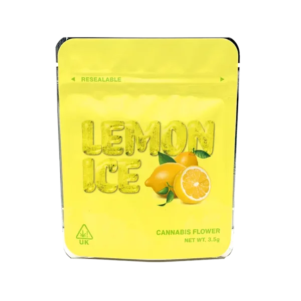 Lemon Ice Strain Ready Made Cali Pack Mylar Bags/Pouches