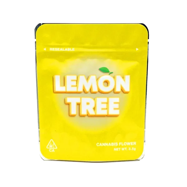 Ready Made Lemon Tree Strain Cali Pack Mylar Bags/Pouches