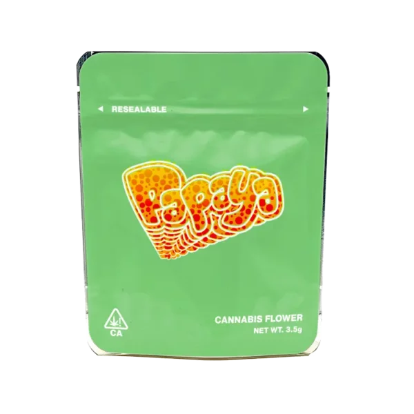Papaya Mylar Bags/Strain Pouches/Cali Packs