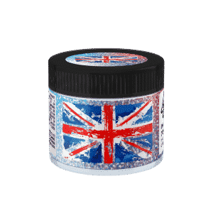 UK Glass Jars. 60ml suitable for 3.5g or 1/8 oz.