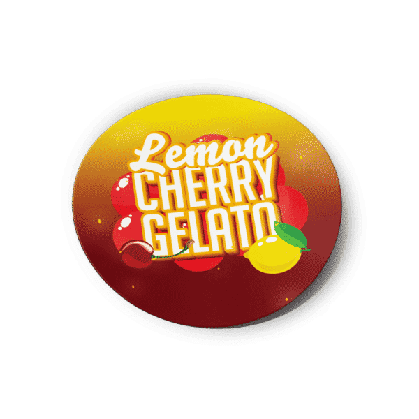 Lemon Cherry Gelato Strain/Slap Stickers/Labels.