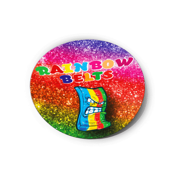 Rainbow Belts Gelato Strain/Slap Stickers/Labels.