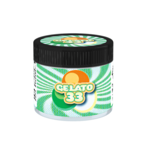 Gelato 33 Glass Jars. 60ml suitable for 3.5g or 1/8 oz.
