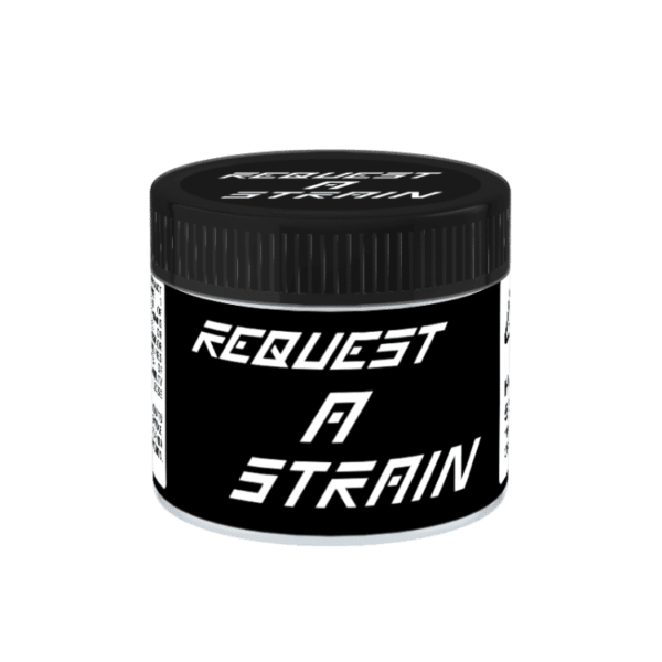 Request a Strain Glass Jars. 60ml suitable for 3.5g or 1/8 oz.