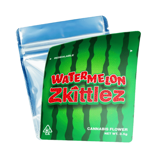 Watermelon Zkittlez Mylar Bags/Strain Pouches/Cali Packs. Unlabelled.